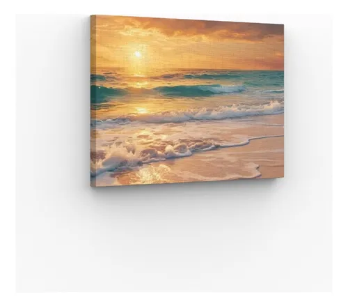 comprar  Lienzo Canvas Playa Soleada 60x40 