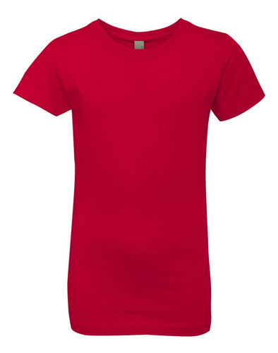 Next Level Camiseta Princesa Para Niña Talla Xl Color Rojo