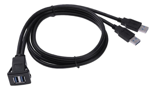 Imagen 5 de 12 de Empotrado Cable Adaptador Usb 3.0 Macho A Hembra Doble