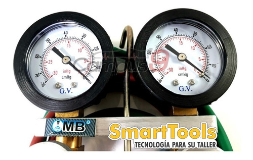 Imagen 2 de 3 de Vacuometro Dual Vac Motos Mb / 2 Relojes Y Acoples / Ind Arg