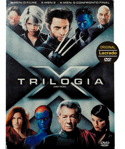 Dvd X-men Trilogia - Combo 3 Filmes Originais Novos Lacrados