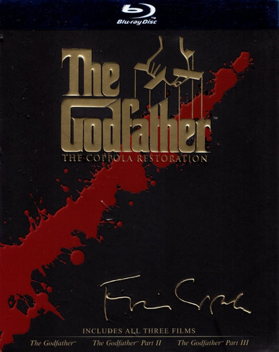 El Padrino Godfather Trilogia Coppola Restoration Blu-ray