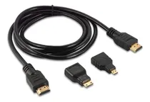 Comprar Cable Hdmi 4k Adaptador Hdmi A Mini Y Micro Hdmi 1.5 Metros