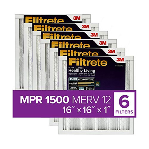 Filtrete 16x16x1, Filtro De Aire Para Horno Ac, Mpr 1500, He