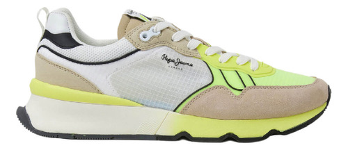 Tenis Pepe Jeans Hombre Brit Pro Neon M Amarillo