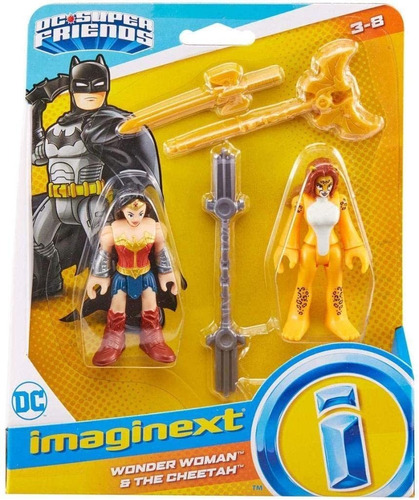 Dc Super Friends Imaginext Mulher Maravilha & Cheetah Mattel