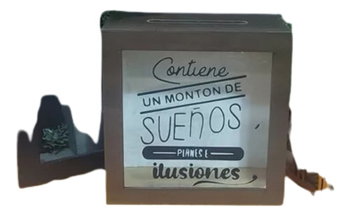 Pack 31 Alcancía De Madera Personalizada 19x19x9cm
