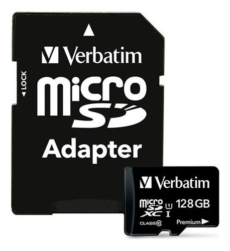 Verbatim Memoria Micro Sd 128gb Adpatador Clase 10 44085