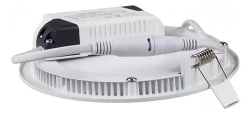 Plafón Led Embutido Plano Redondo Luz Fría O Cálida 3w