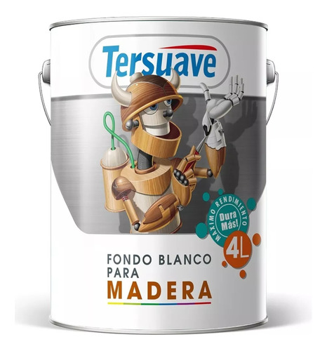 Fondo Blanco Para Madera Tersuave 1lt / Camino 1