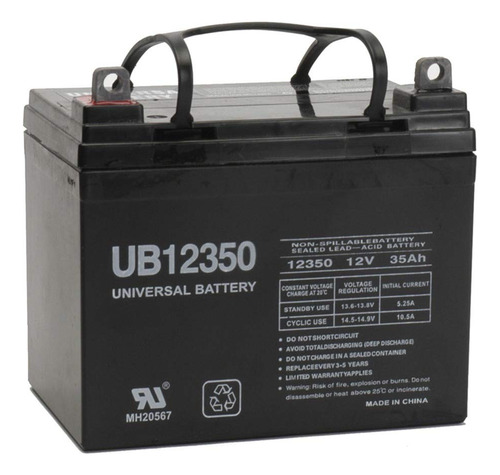 Universal Power Group 12 V 35ah Sla Bateria Para Us Sentry