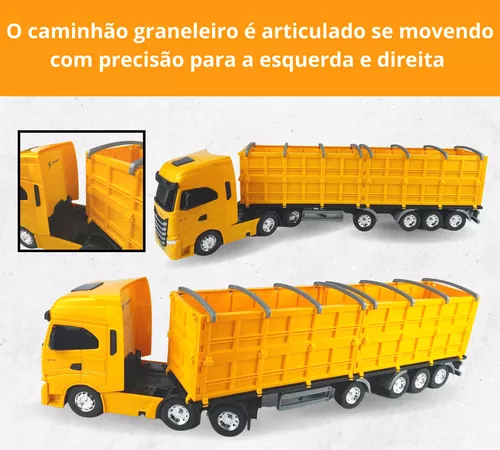 Miniatura Caminhao Iveco Graneleiro Escala 1/30 - Usual em