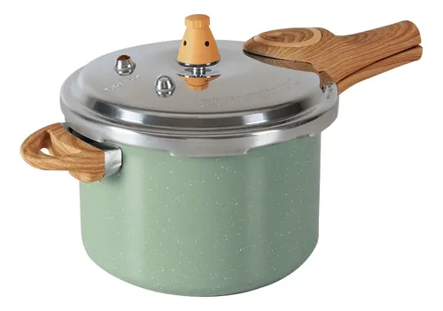 Panela De Pressão Ceramic Life Pressure Verde 4,2l  Brinox