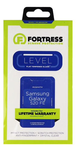 Mica Glass Protector De Pantalla Fortress Para Galaxy S20 Fe