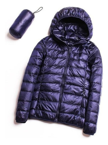 Chaqueta Impermeable Acolchada Delgada Y Cálida Para Mujer