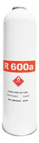 Gas Refrigerante R-600a Botella De 400 Gramos 