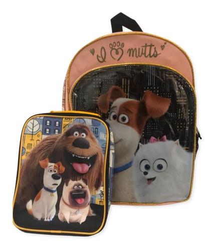 Mochila Back Pack La Vida Secreta De Mis Mascotas Increible