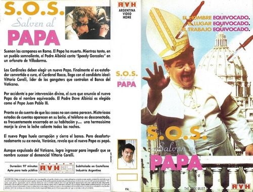 S.o.s. Salven Al Papa Vhs The Pope Must Die 1991