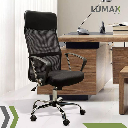 Silla Ejecutiva Mesh Ergonómica Respaldo Oficina Regulable Color Negro