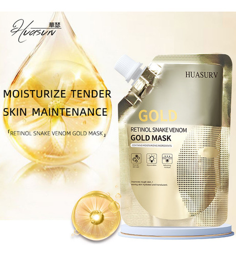 G Retinol Snake Gold Facial Mask Cleansing Pores Apply 5004