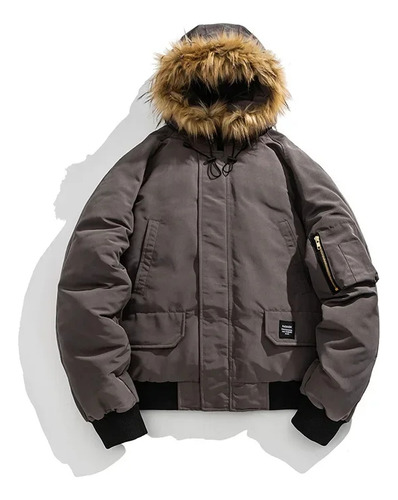 Chaqueta Cálida De Invierno Con Capucha Acolchada De Algodón Para Hombre, Casual, Unisex