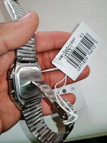 Reloj Hombre Casio Modelo Db-360-1adf Data Bank /jordy
