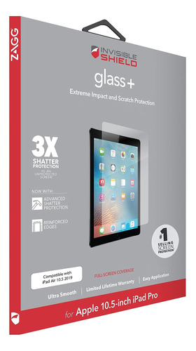 Zagg Invisibleshield Glass+ Protector De Pantalla Para iPad