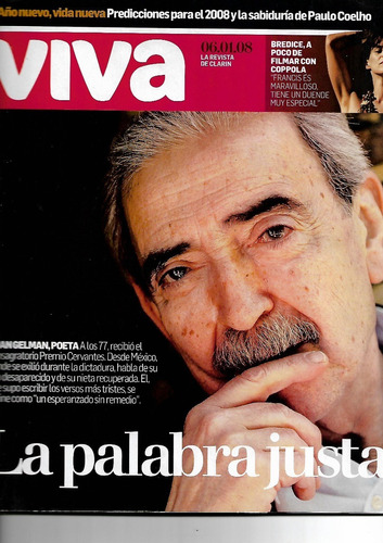 Revista Viva 2008 Juan Gelman Leticia Bredice Ines Miguens 