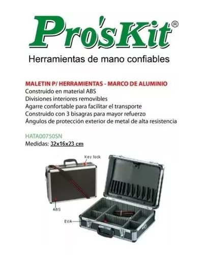 Maletín Transportador de Herramientas Aluminio - Proskit