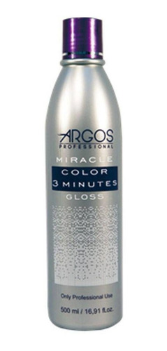 Matizador Platinum Gloss 3 Minutos 500ml Argos Profissional