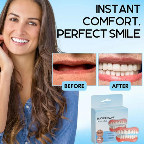 - Kit De Revestimiento De Silicona Perfect Fit Denture .