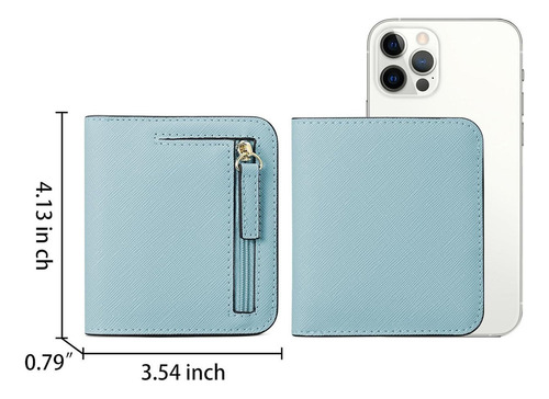 Cartera Mujer Pequeño Con Rfid Bloquea, Mini Monedero 2024