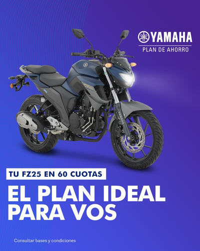 Yamaha Plan Ahorro Fz 25 Abs 0km