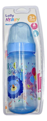 Mamadeira Big Tip Color 300ml Azul - Lolly