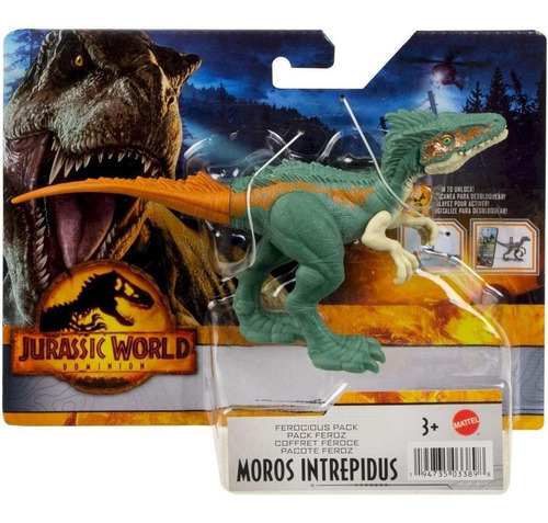 Jurassic World Dinossauro Pacote Feroz Moros Intrepidus