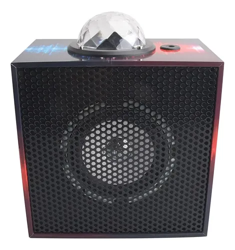 Altavoz Bluetooth Inalámbrico Beat Box Con Luces Led Danzant