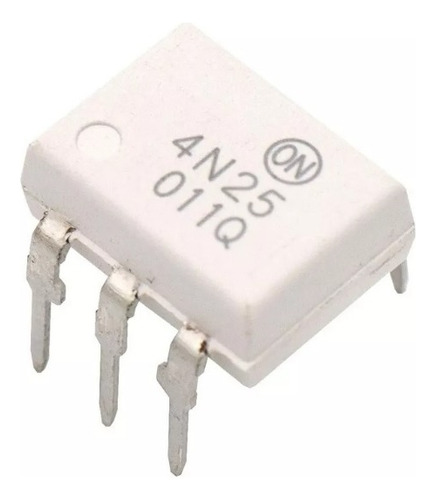 10 Pzas 4n25 Optoacoplador Salida A Transistor Npn