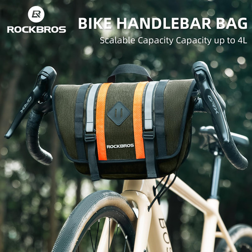 Bolsa Para Manubrio De Bicicleta 4 L Frontal Multifuncional