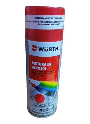 Pintura En Spray Rojo, Wurth