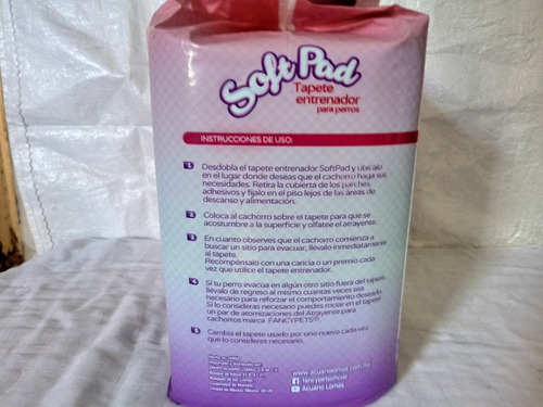 Tapete Entrenador Absorbente Para Perro Soft Pads 50 Pzas