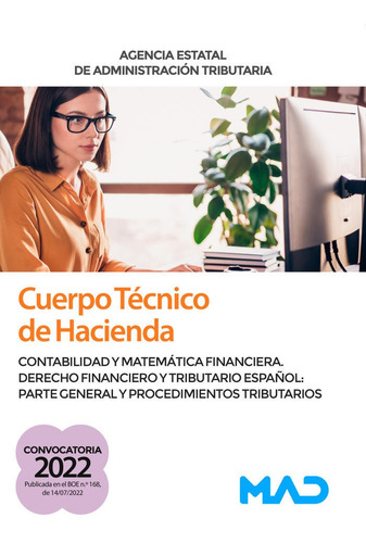 Cuerpo Tecnico Hacienda Agencia Estatal Administraci, De Martinez Del Fresno, Joaquin. Editorial Mad, Tapa Blanda En Español