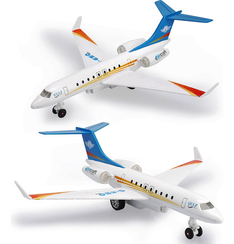 Avión De Juguete Single Airlines Die-cast G650 Modelo Avi...