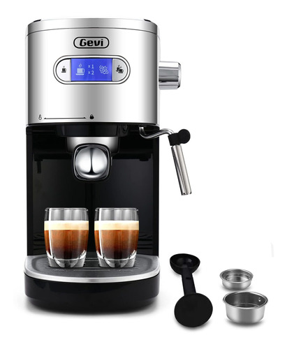 Gevi Espresso Machines 20 Bar Fast Heating Cappuccino Machi