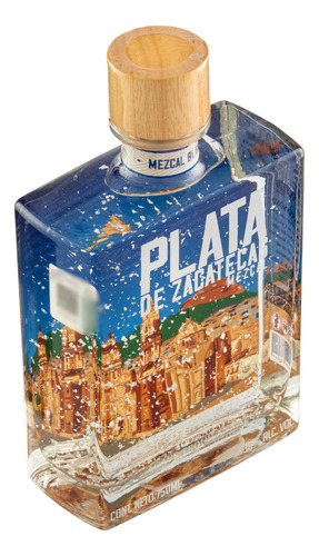 Mezcal Plata De Zacatecas Blanco 750 Ml