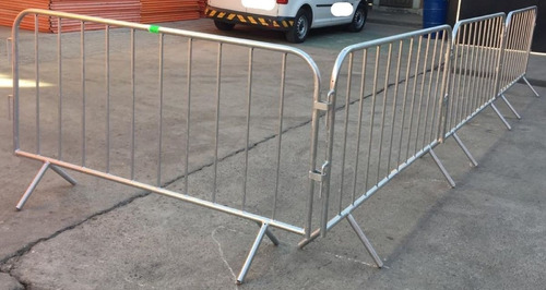 Valla Metálica Acero Popotillo Delimitante, Control Peatonal