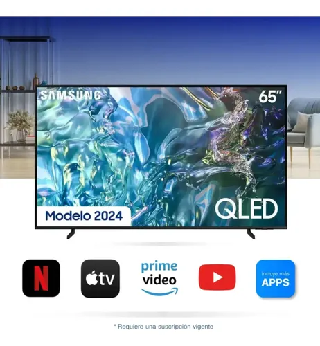 Tv Samsung 65 165,1 Cm Qn65q60da 4k-uhd Qled Smart Tv