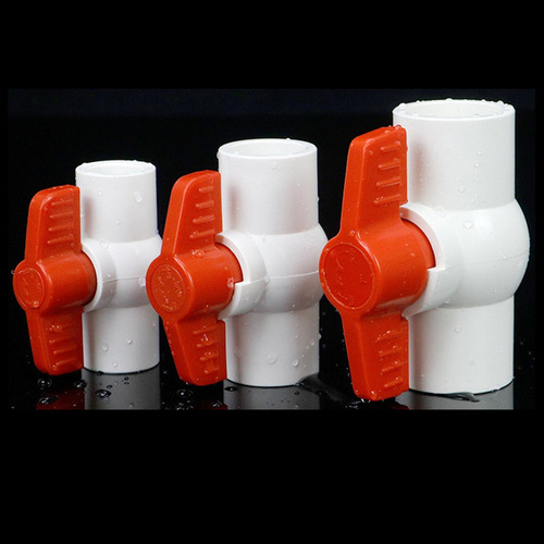 6 Válvula De Bola De Pvc Con Mango En T Compacto, 25mm