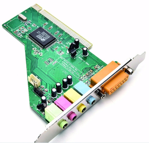 Placa De Som Pci 5.1 Canais Crystal Cs4280/4881 Win7 32bts