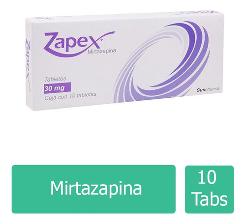 Zapex 30 Mg Caja Con 10 Tabletas