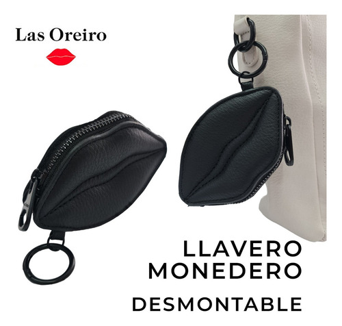 Cartera De Mujer Las Oreiro Original Modo Bandolera Tote Bag Eco Cuero + Monedero De Regalo